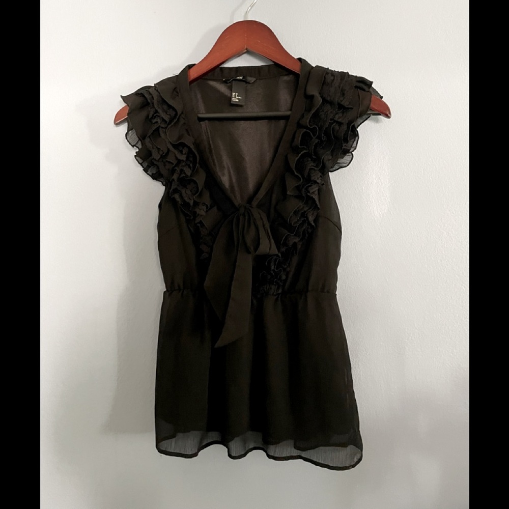 H & M Frilly Blouse